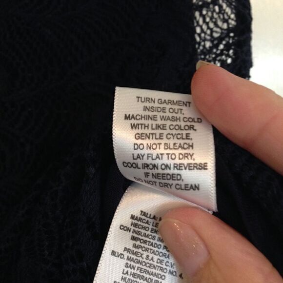 Leo and Nicole lace lined blouse M - Picture 5 of 6